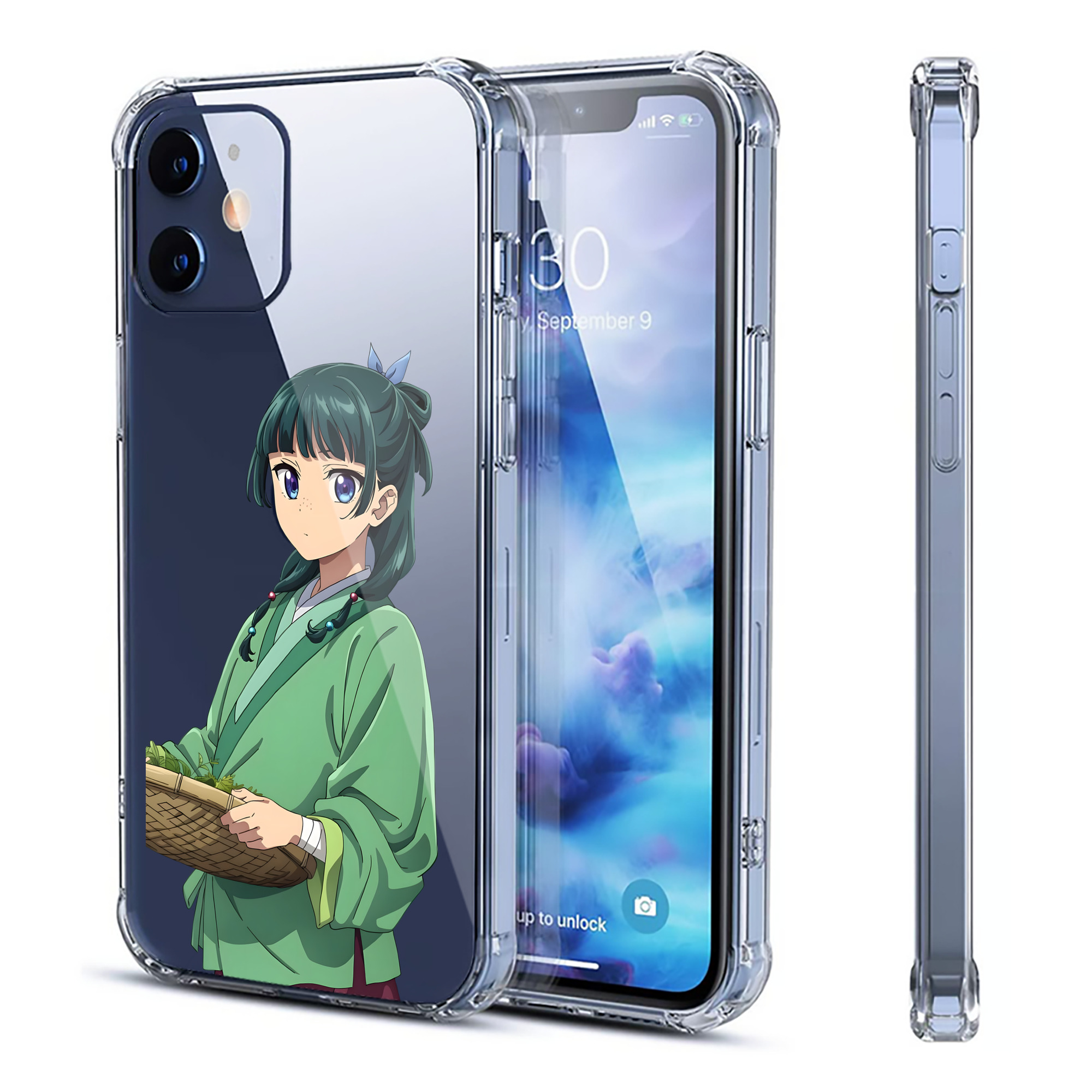 （画像用） 薬屋のひとりごと The Apothecary Diaries 【iPhone 12シリーズ対応】透明スマホケース（クリアソフトケース）